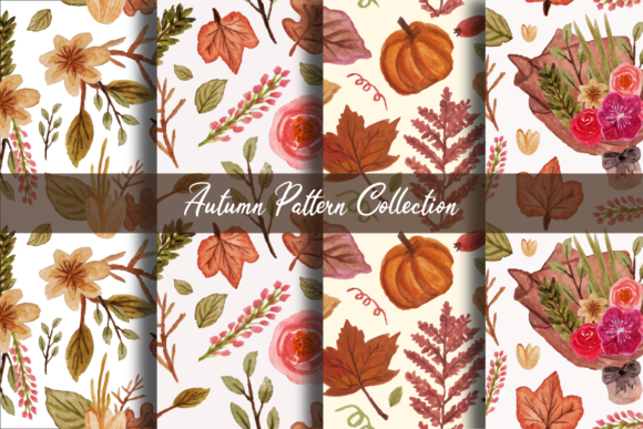 Autumn Seamless Pattern Collection