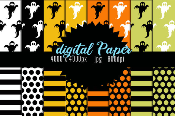 Explore the Digital Paperset Halloween Ghost for Creative Halloween Projects