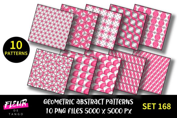 Geometric Pattern Digital Papers Set 168