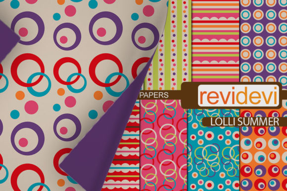 Retro Circles Background