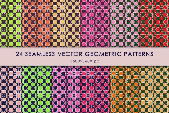Set of Symmetrical Geometric Backgrounds