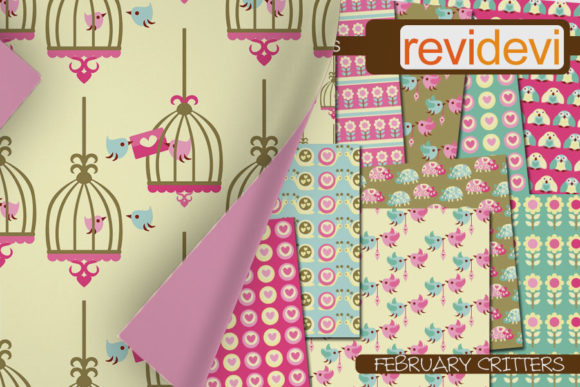 Spring Love Digital Papers