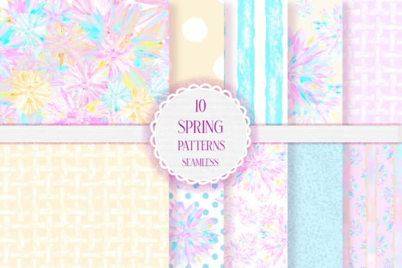 Spring Pastel Watercolor Seamless Design: A Versatile Creative Resource